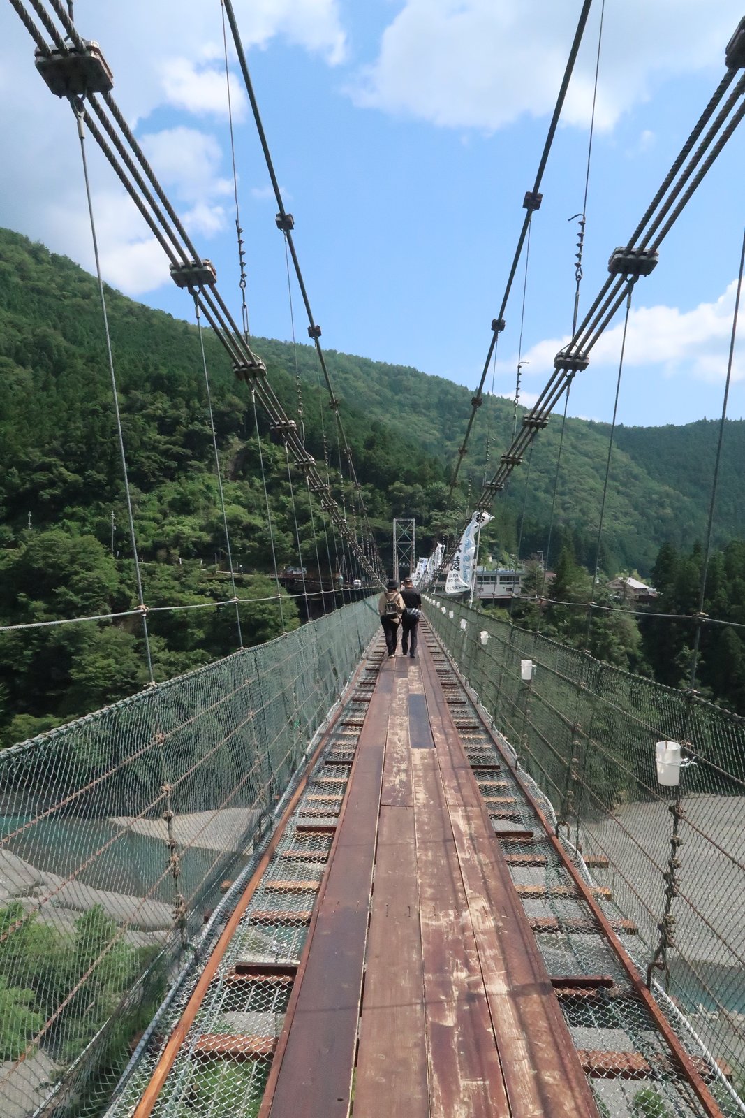 谷瀬の吊り橋